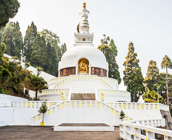 The serene Japanese Peace Pagoda